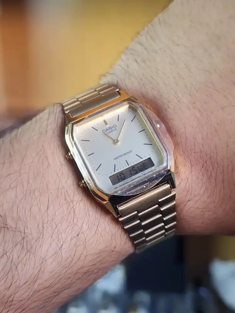 Casio AQ230 gold