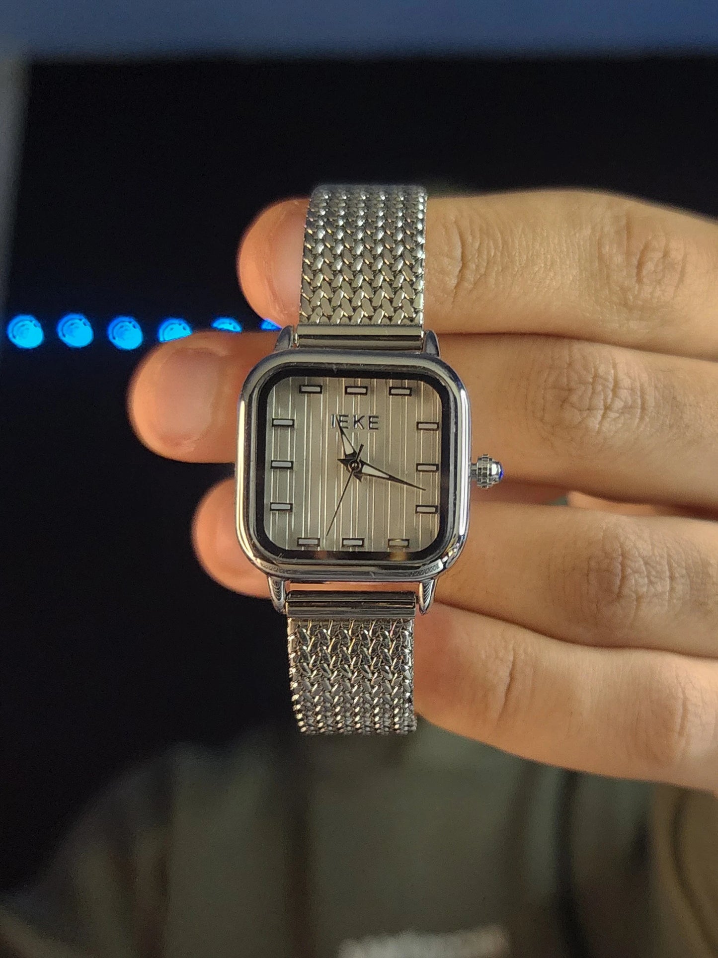 IEKE women vintage full silver bracelet