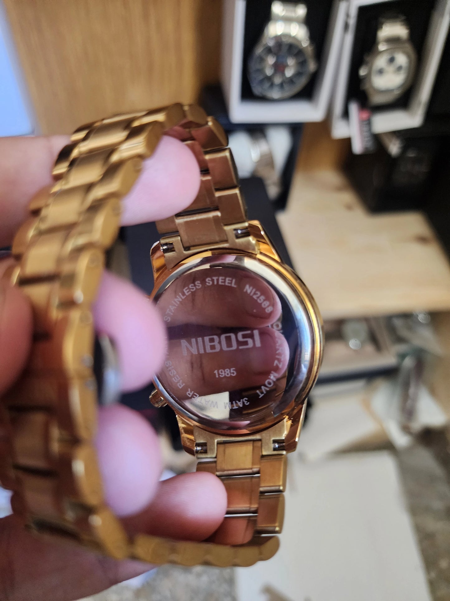 NIBOSI gold red touch