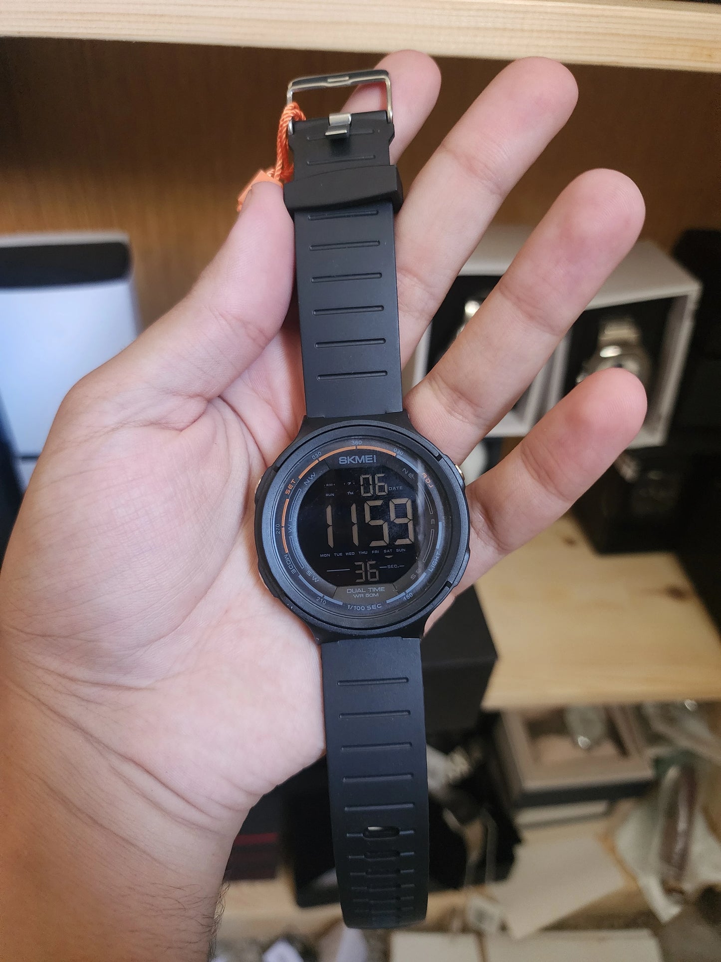 Skmei water resist black series