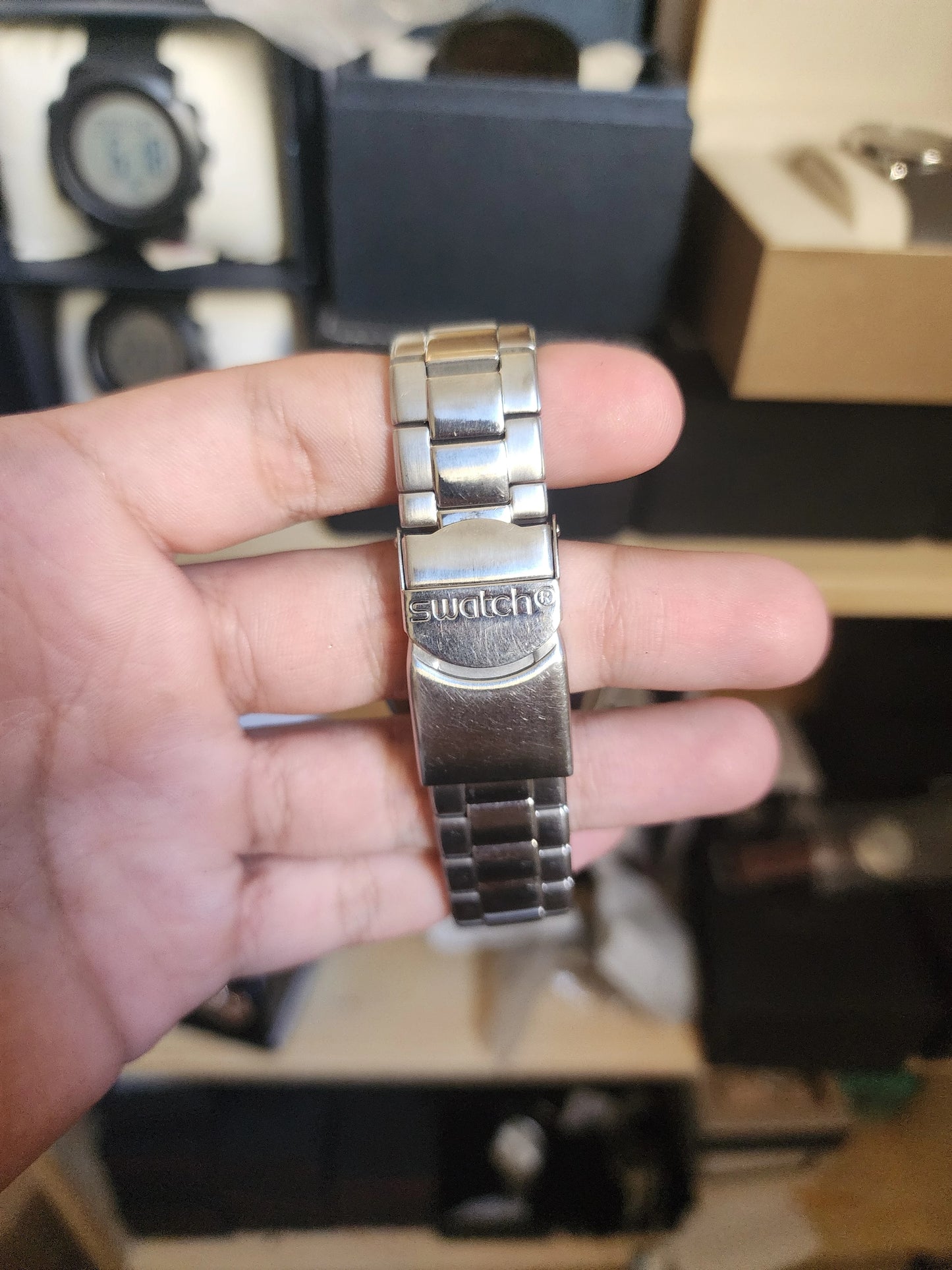 Swatch blue eye men