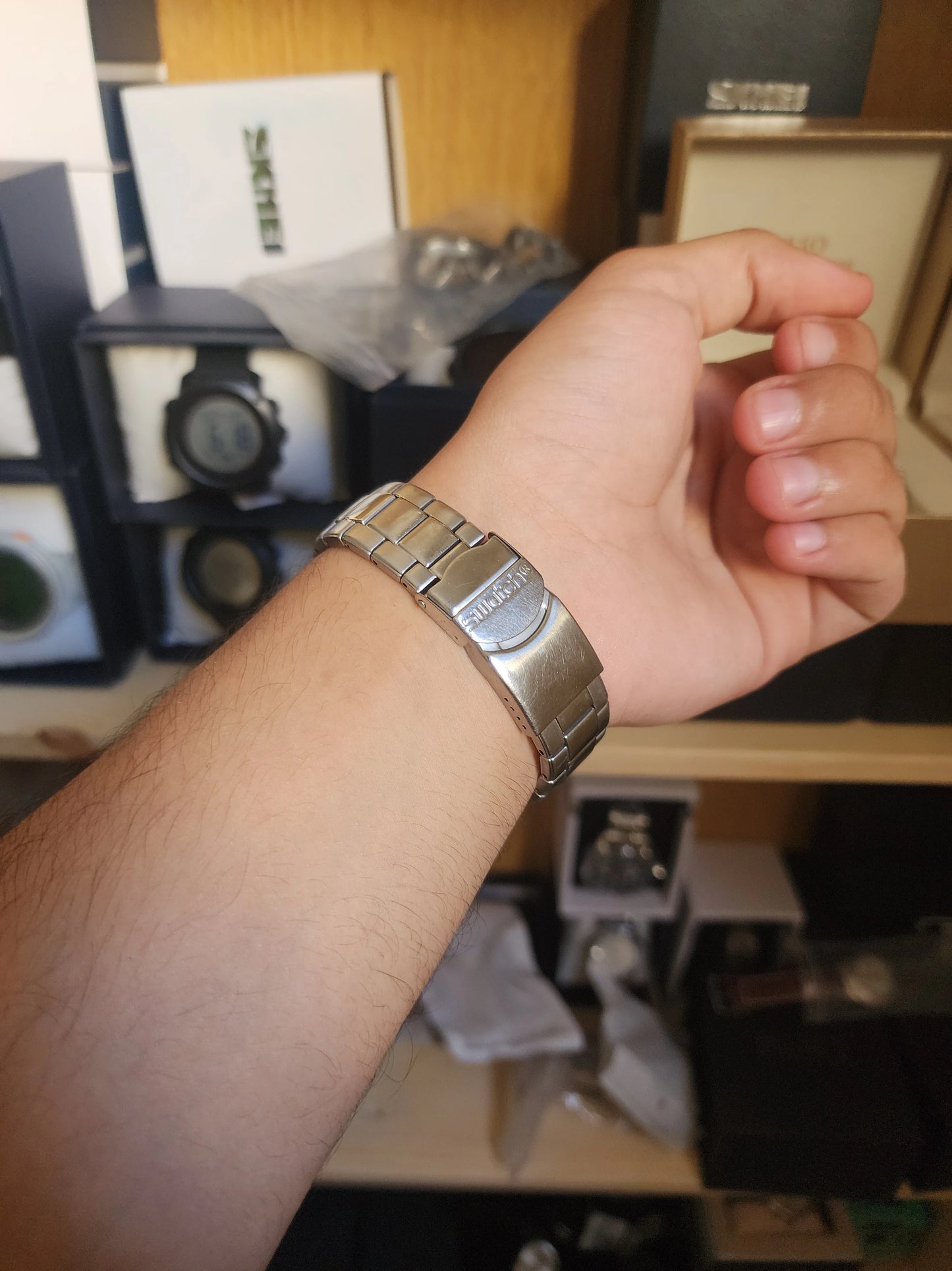 Swatch blue eye men