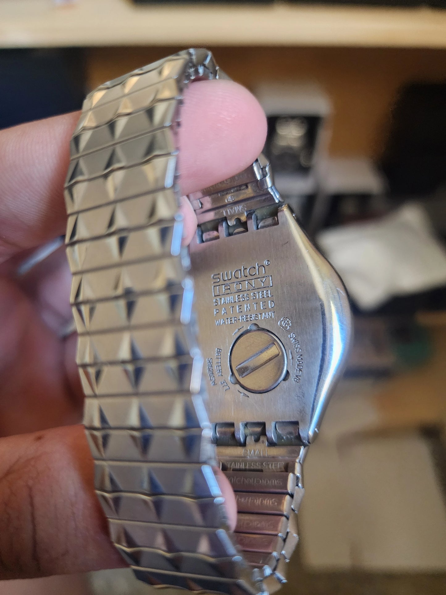 Swatch limited chocolate dial serpent bracelet