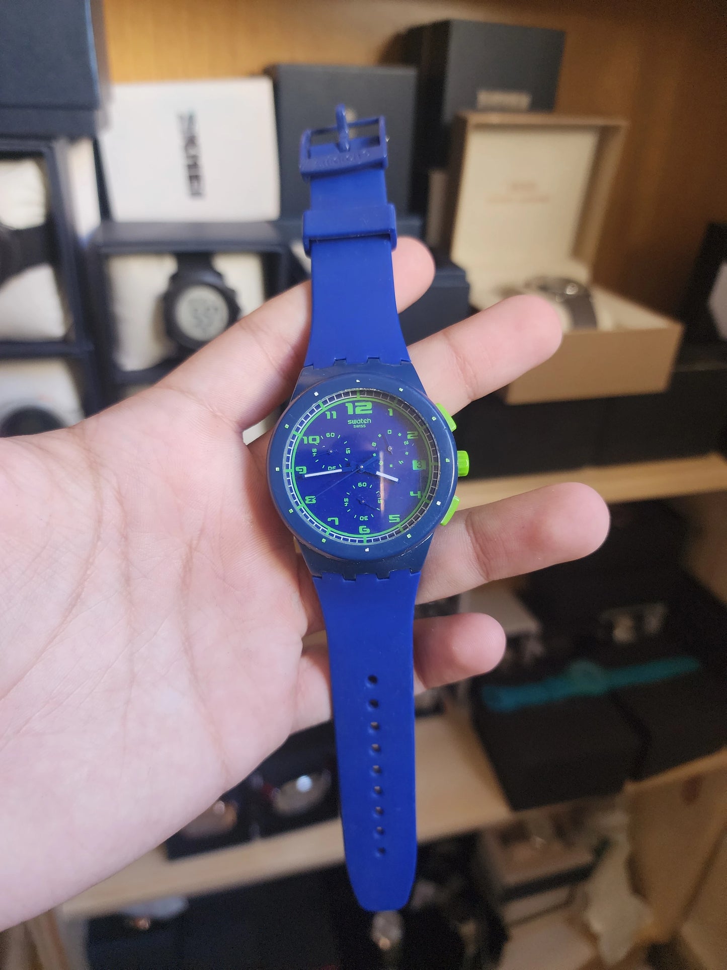 Swatch acid blue green touch
