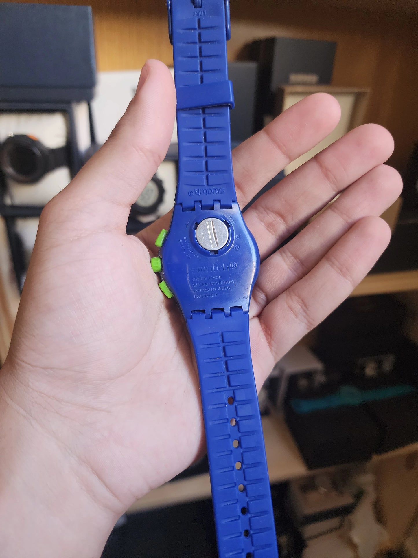 Swatch acid blue green touch