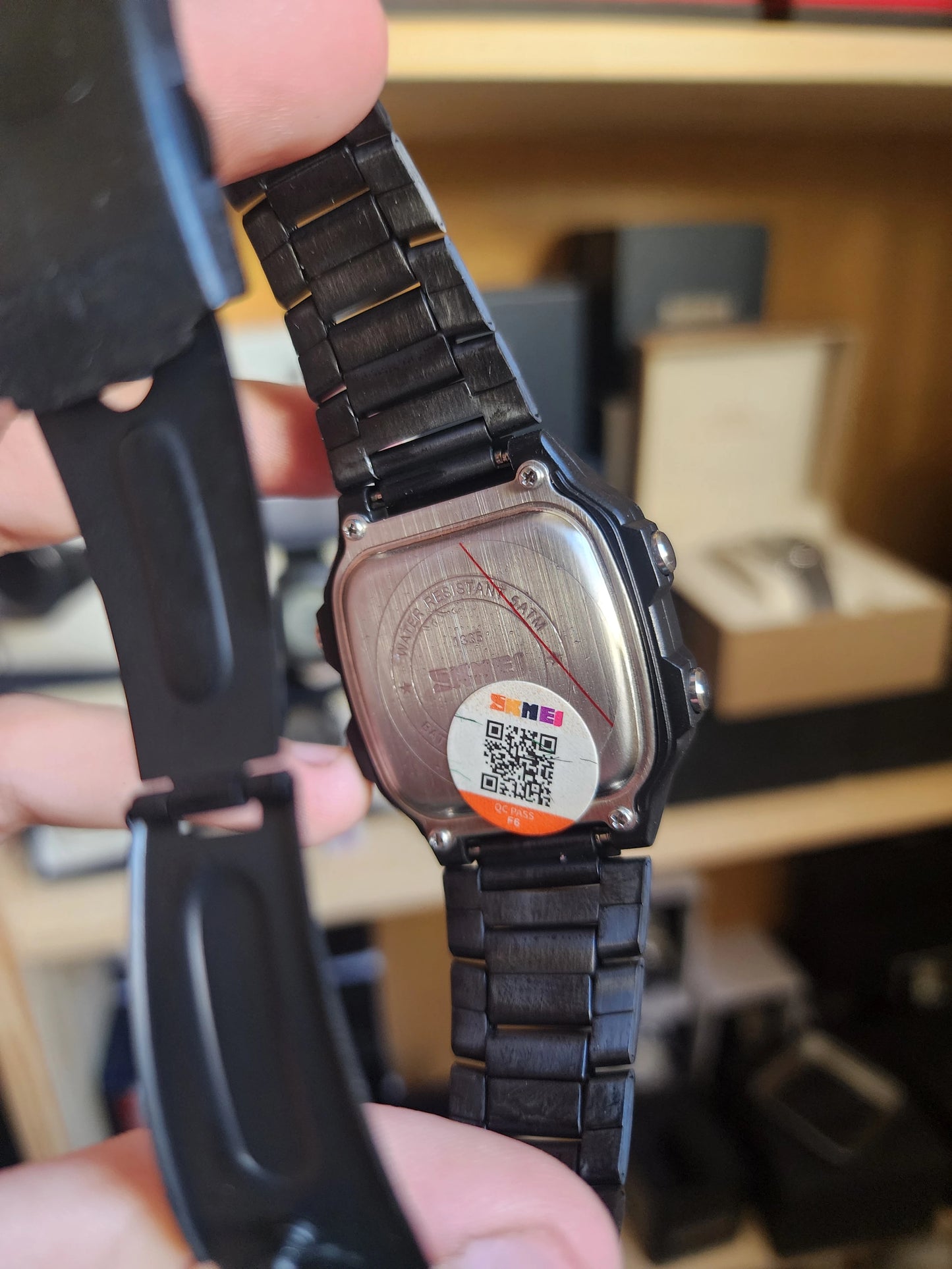 Skmei electronic full black