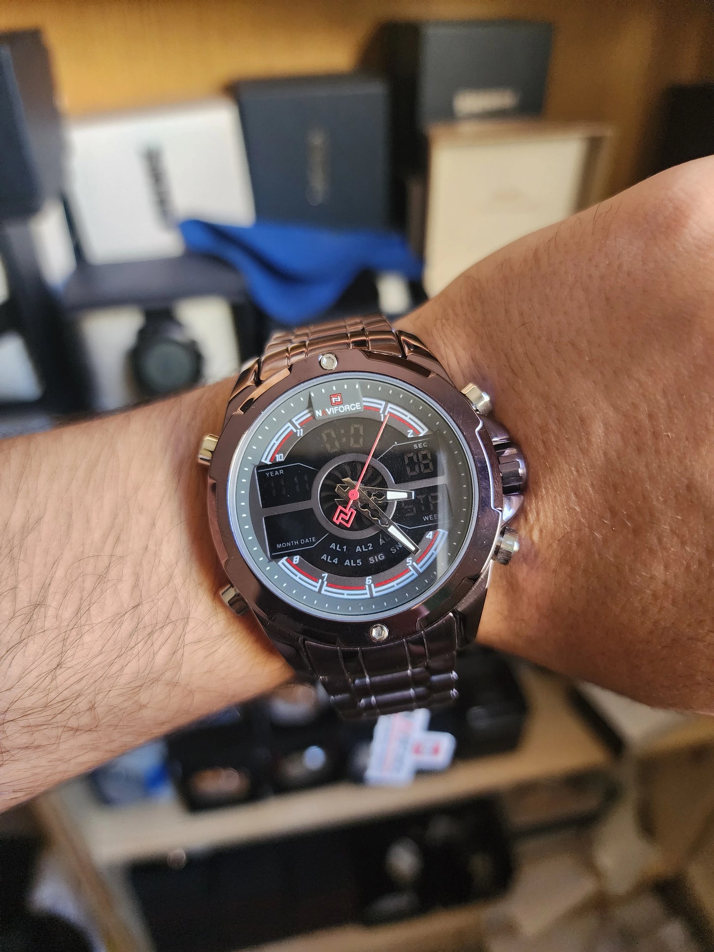 NAVIFORCE black double mode