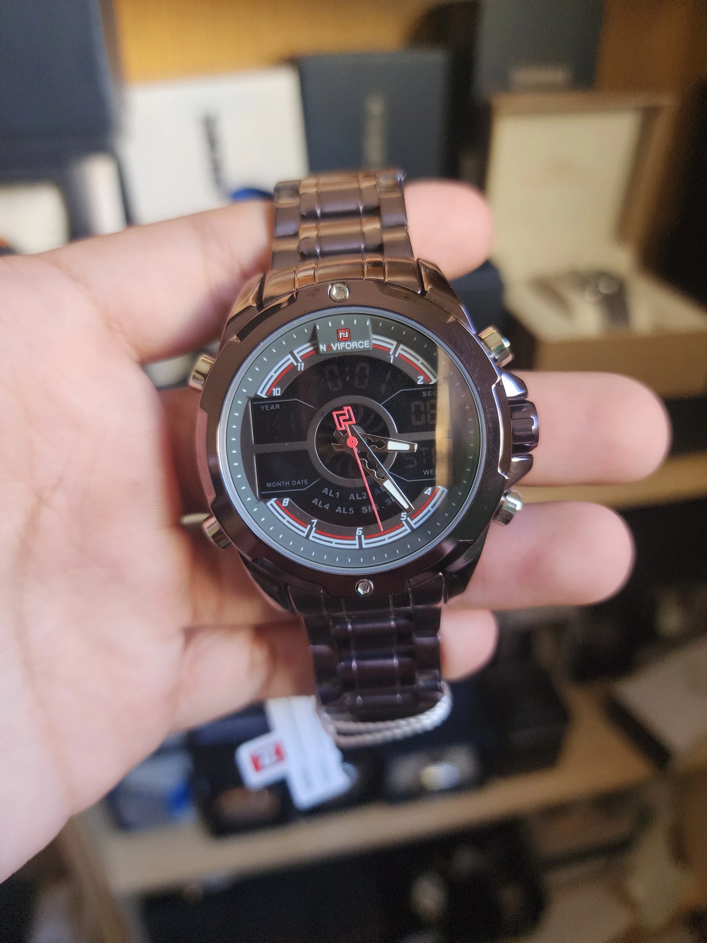 NAVIFORCE black double mode