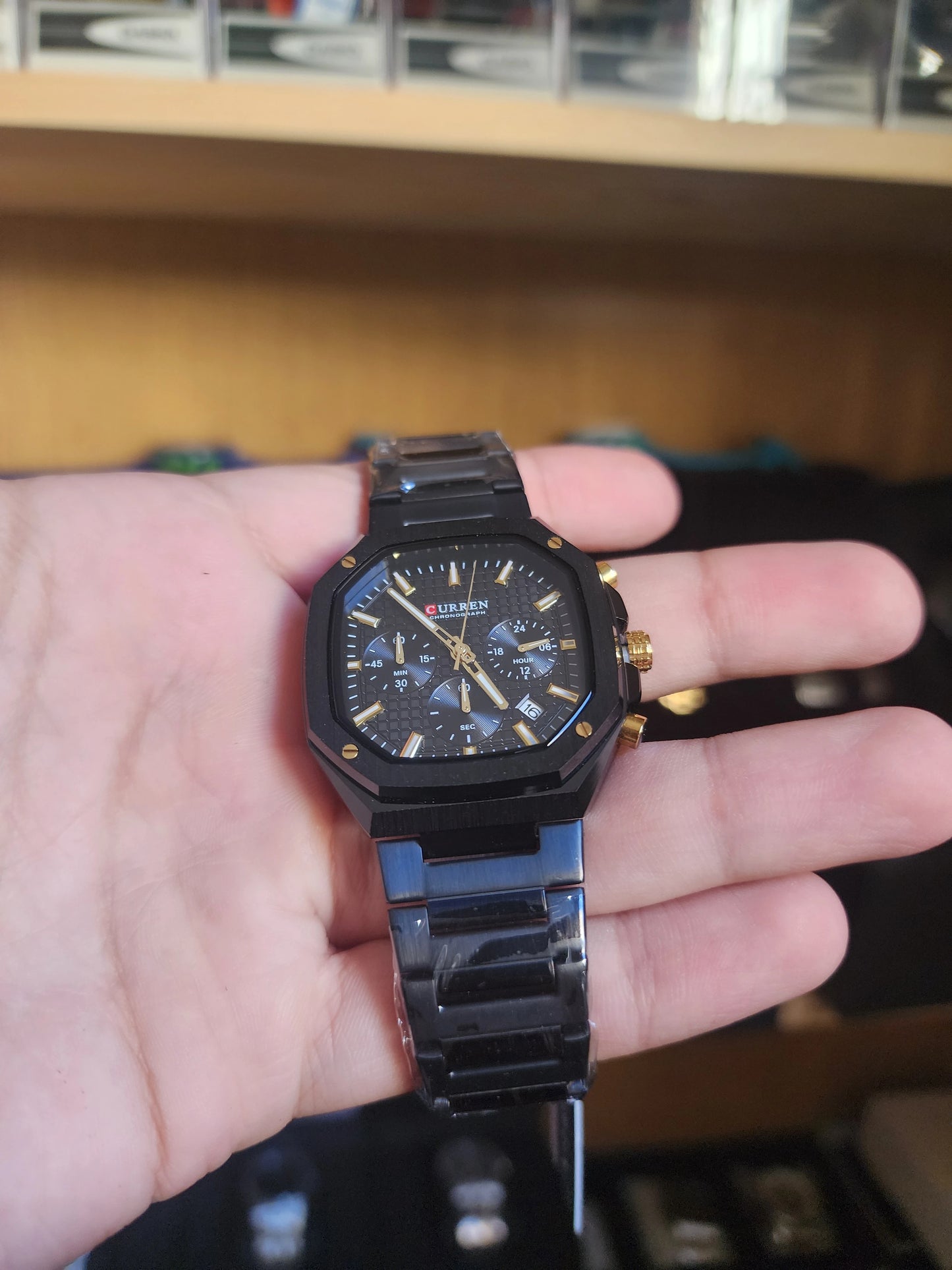 Curren carree full black