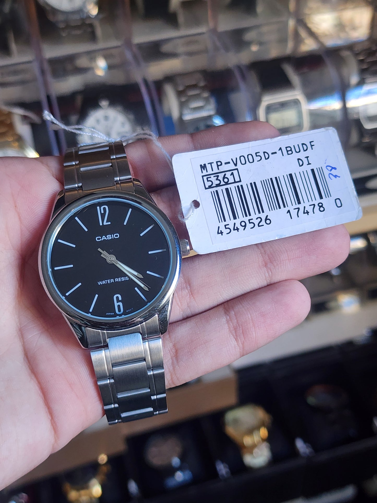 Casio mtp 005 black