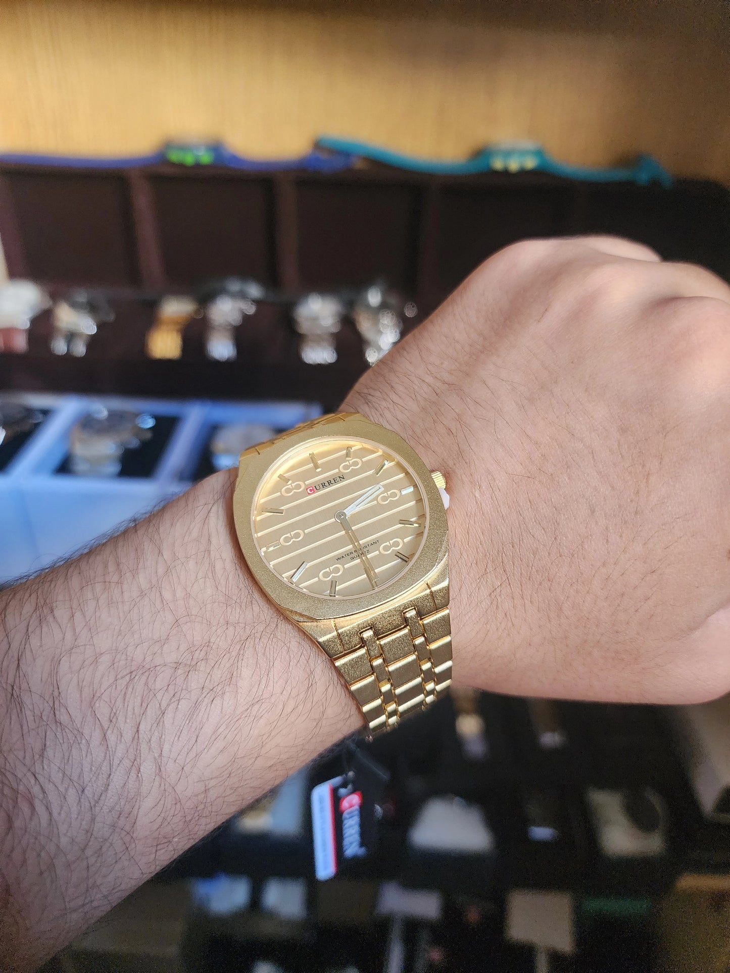 Curren vintage design full gold