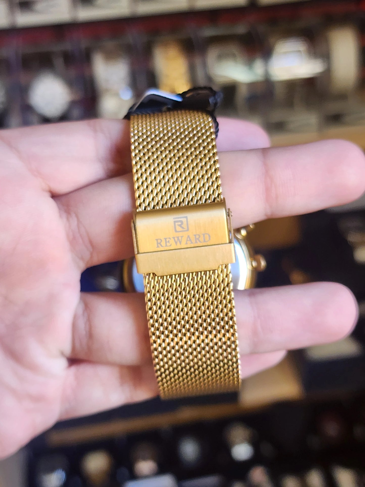 Reward full gold chronograph