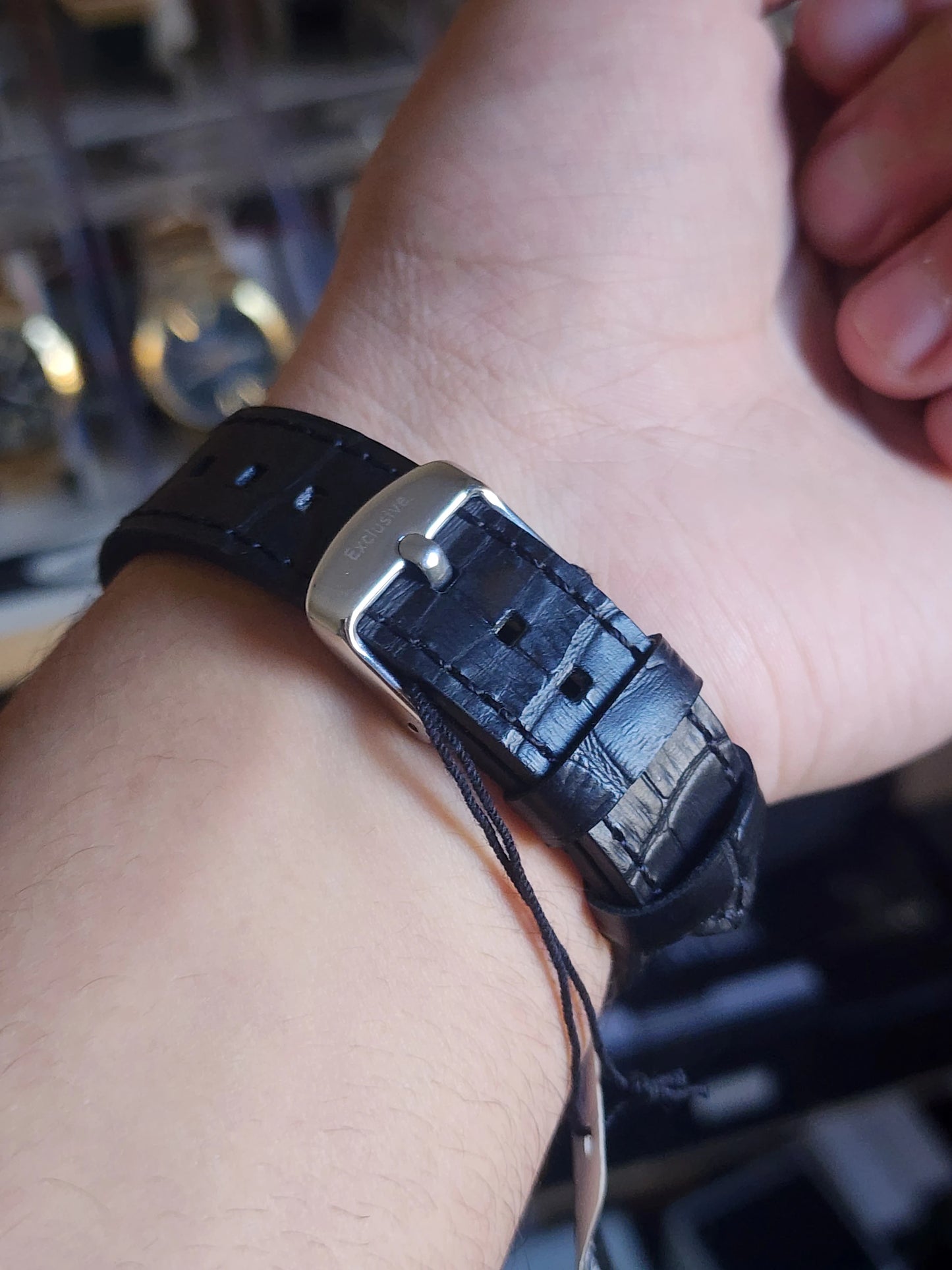 Daniel klein black leather