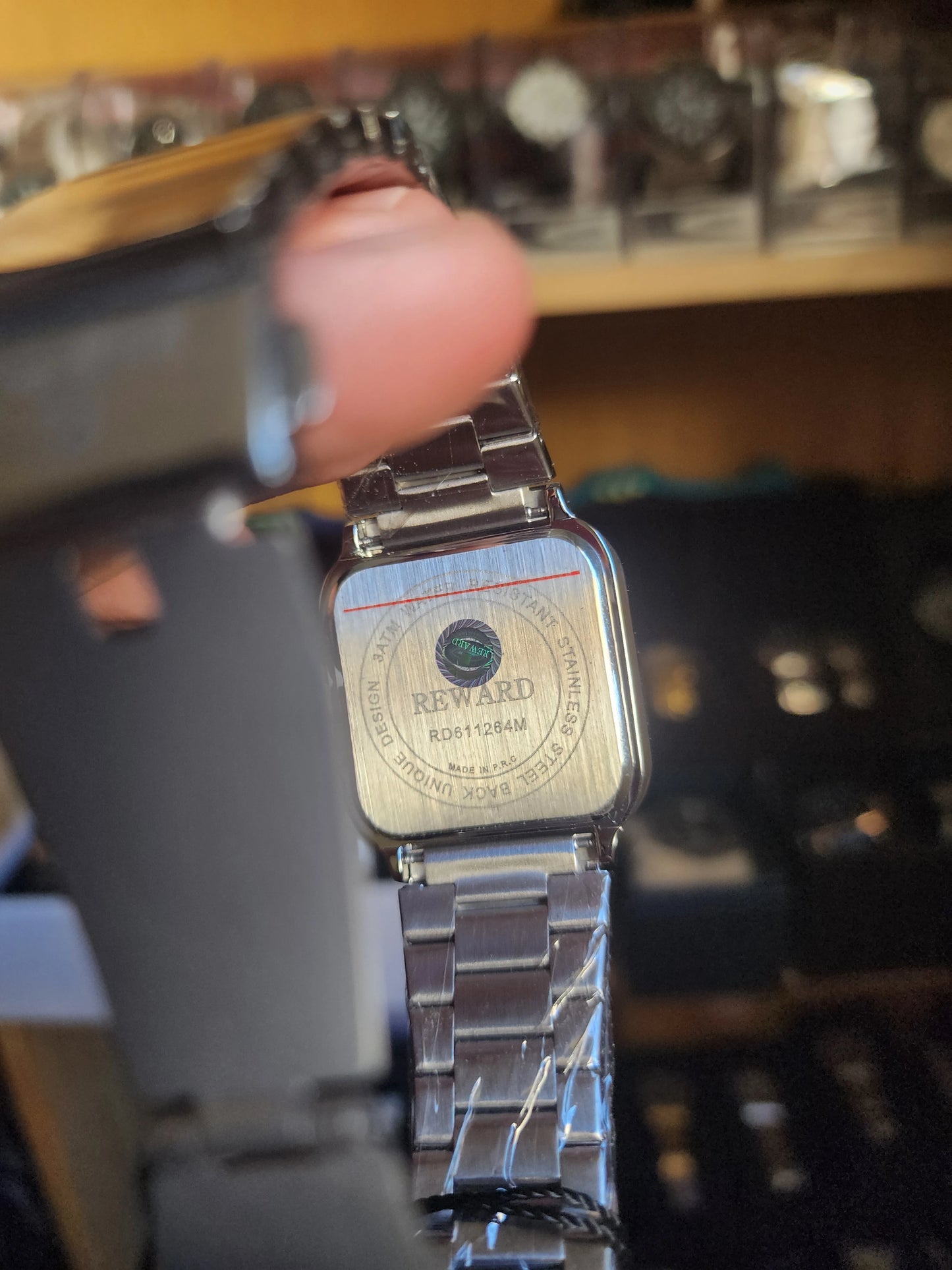 Reward square turquoise dial