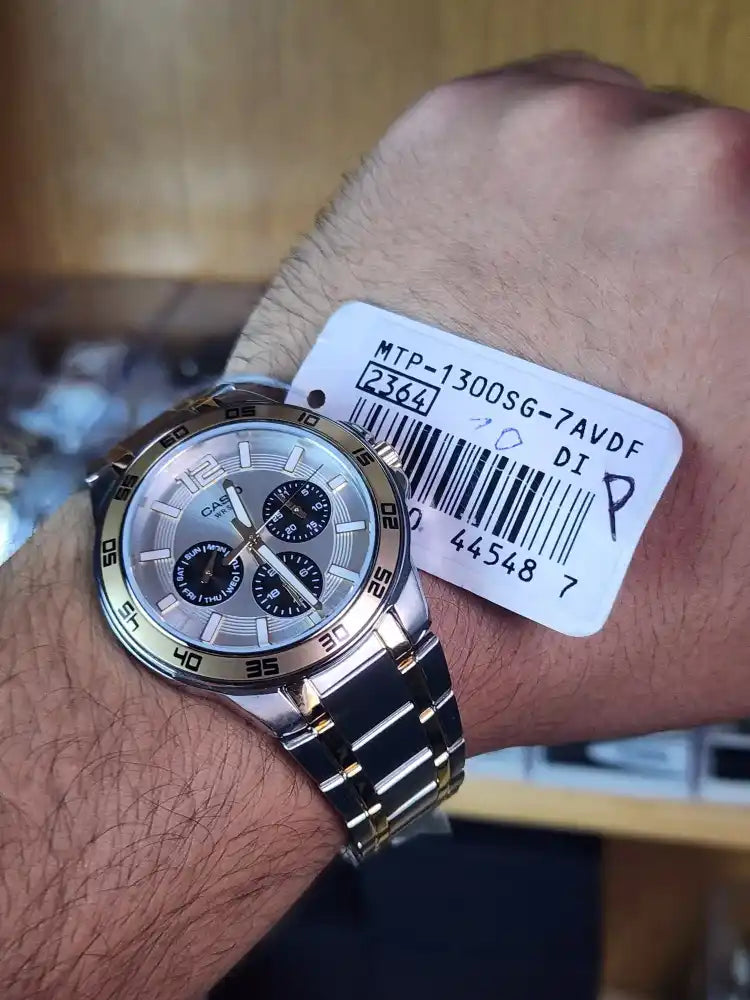 Casio two tone mtp 1300 sg