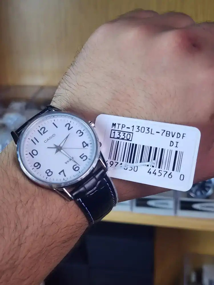 Casio mtp 1303 l black vintage dial
