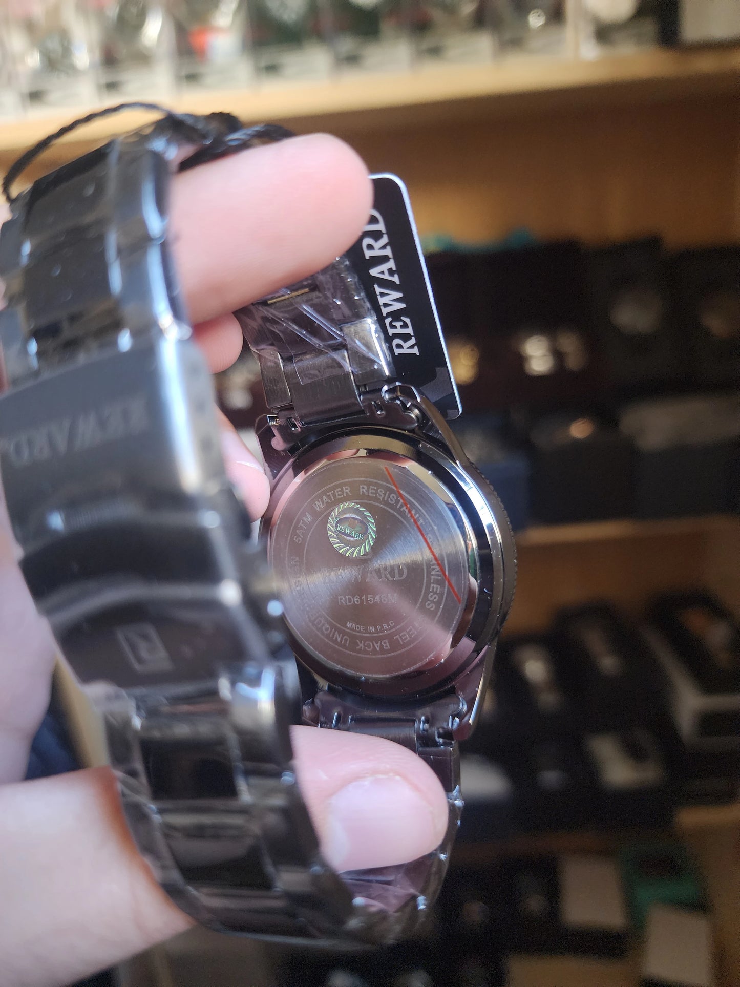 REWARD full black double bezel