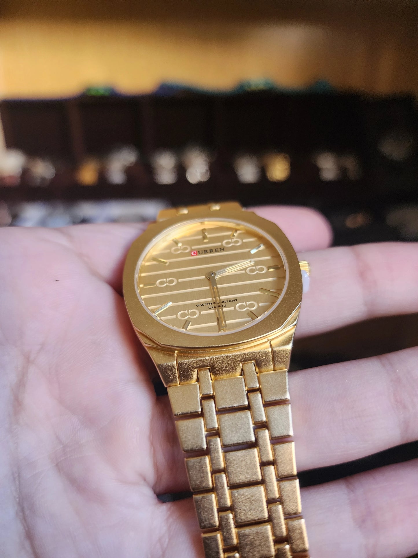 Curren vintage design full gold