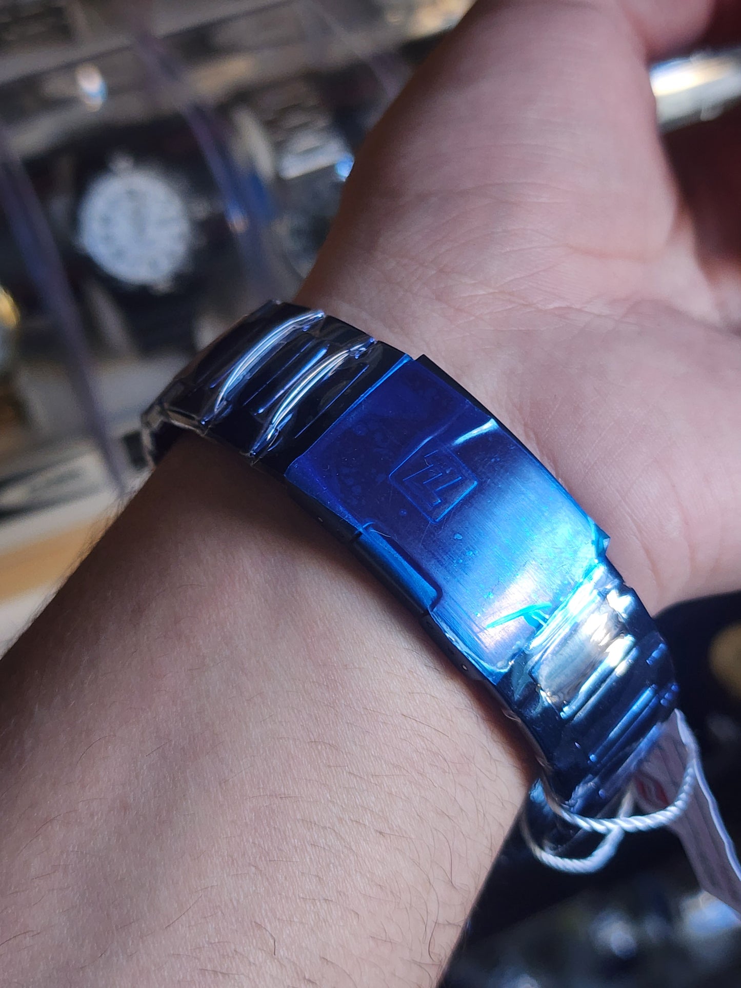 Naviforce double dial full blue