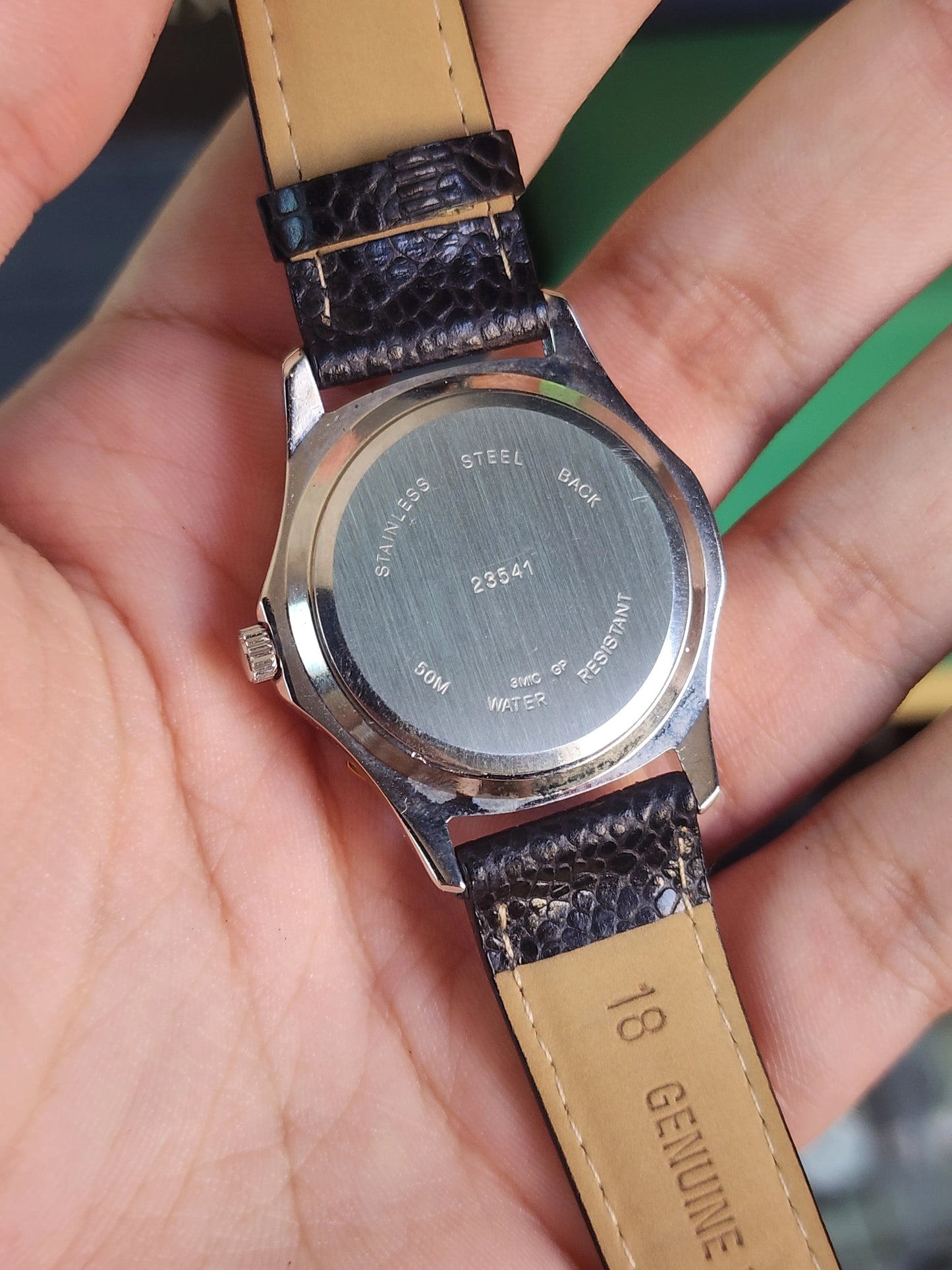 Thermidor black croco vintage
