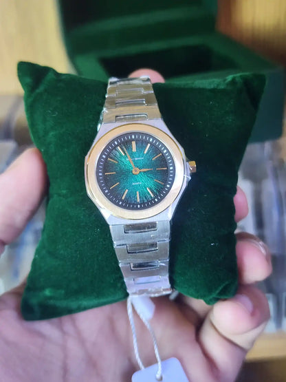 MIKHAIL women slim green ombre dial