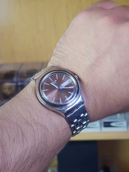 Swatch light bronze dial