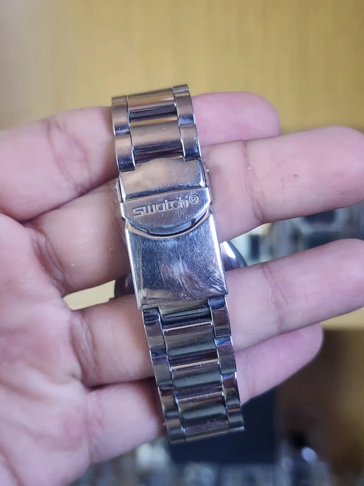 Swatch blue dial daydate