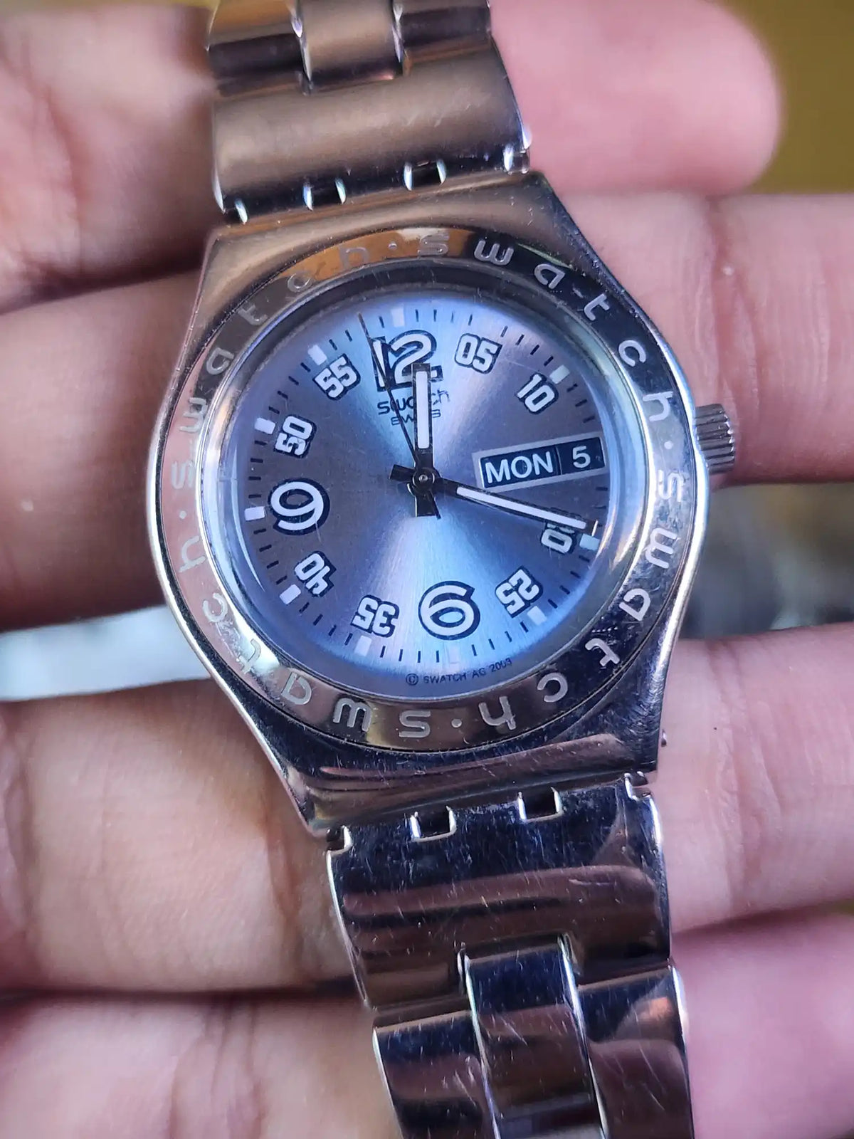 Swatch ice blue women