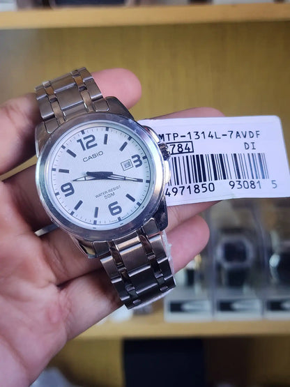 Casio mtp 1314 white dial