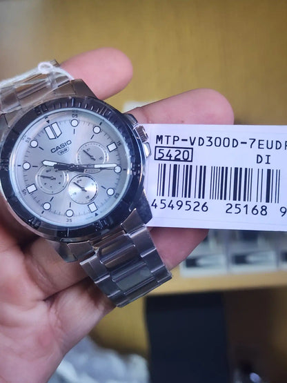 Casio mtp vd300 grey dial