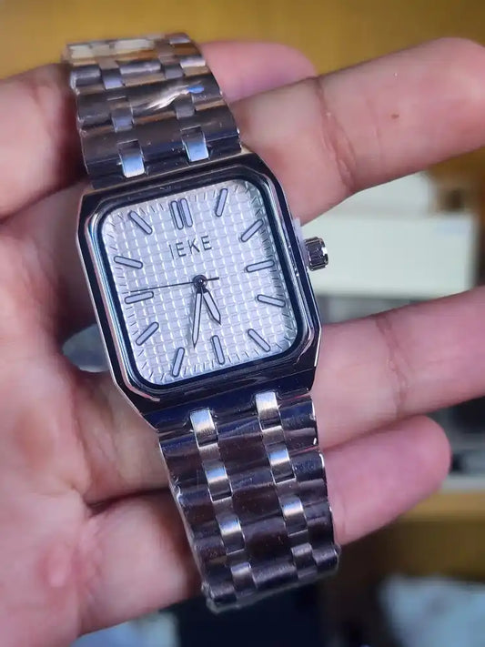 Ieke dumont white dial