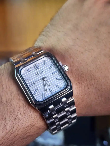 Ieke dumont white dial