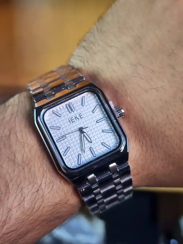 Ieke dumont white dial