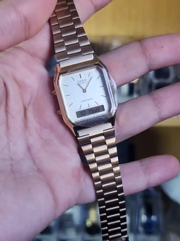 Casio AQ230 gold