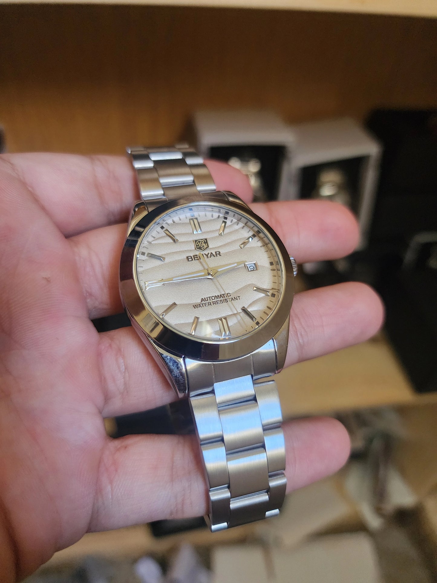 Benyar automatic beige desert