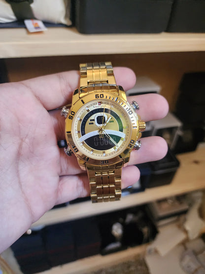 NAVIFORCE full gold double mode