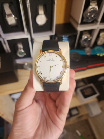 IBSO round white dial