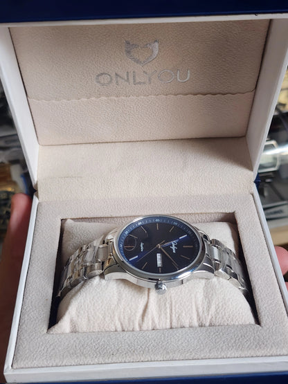 Onlyou bleu dial daydate