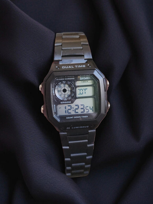 Skmei electronic full black