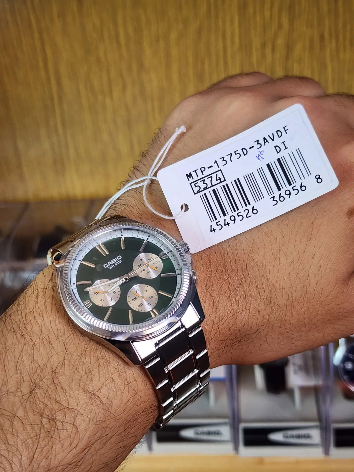 Casio MTP 1375D green