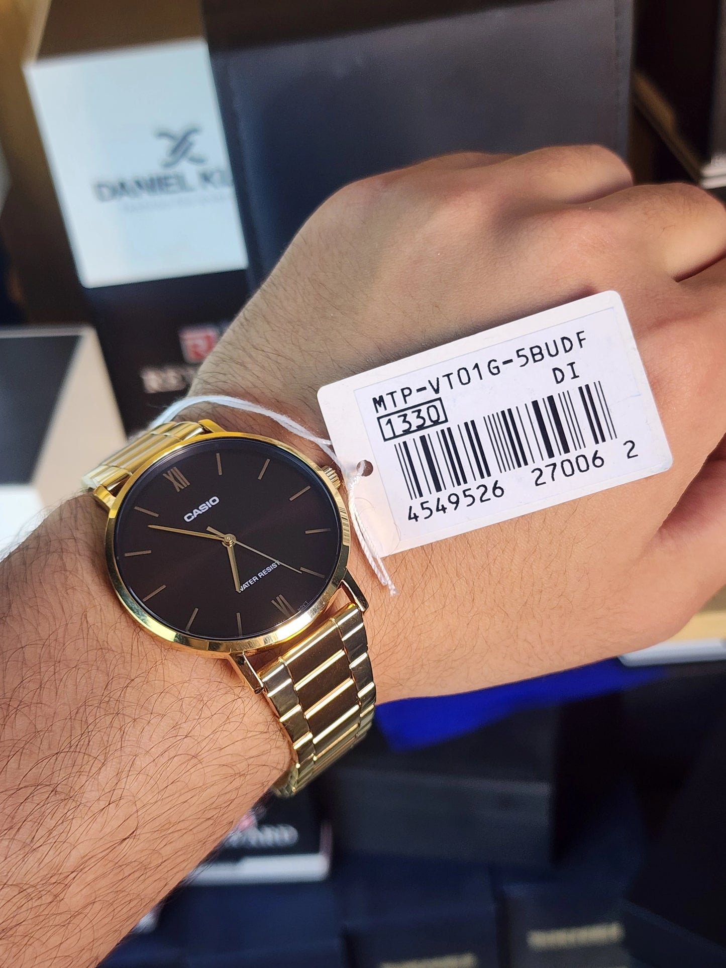 Casio mtp v1016 chocolate dial