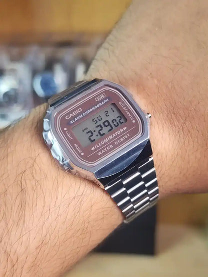 Casio A168 brown