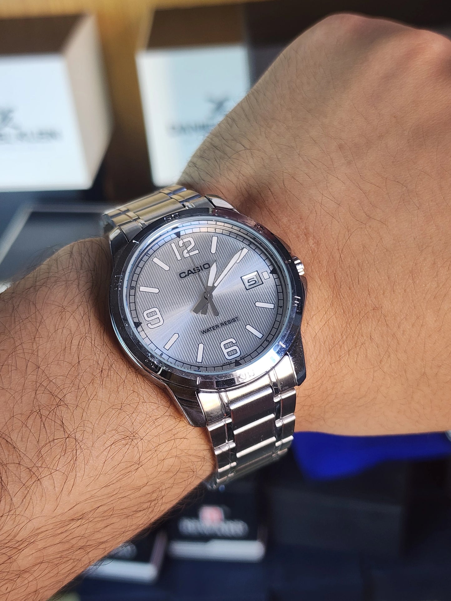 Casio mtp v004 grey dial