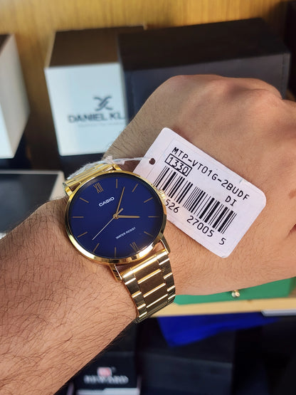 Casio mtp v1016 blue dial