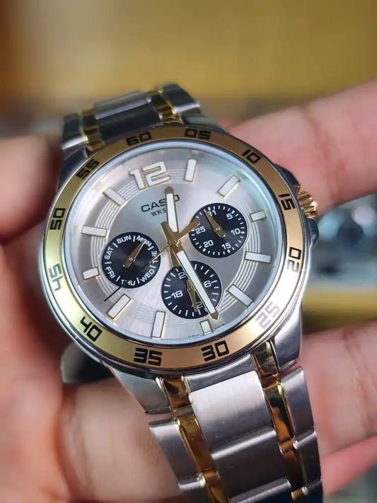 Casio two tone mtp 1300 sg