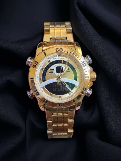 NAVIFORCE full gold double mode