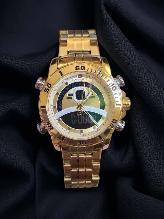 NAVIFORCE full gold double mode