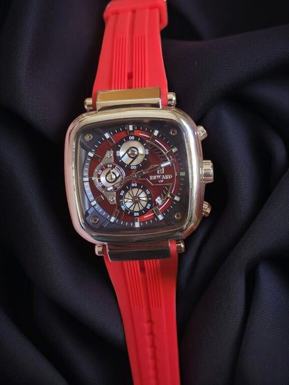 Reward red silicone bracelet