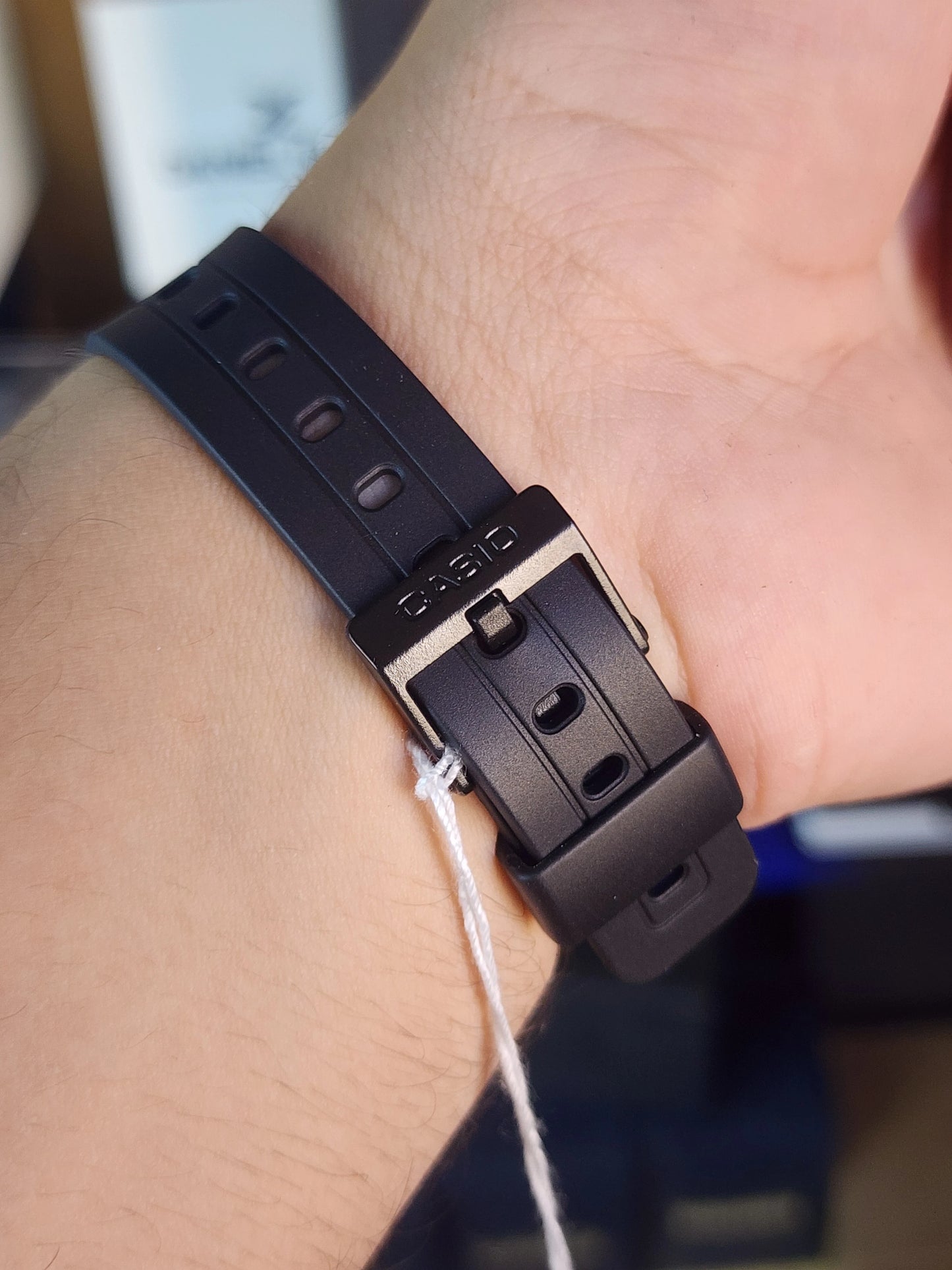 Casio f91 black blue touch