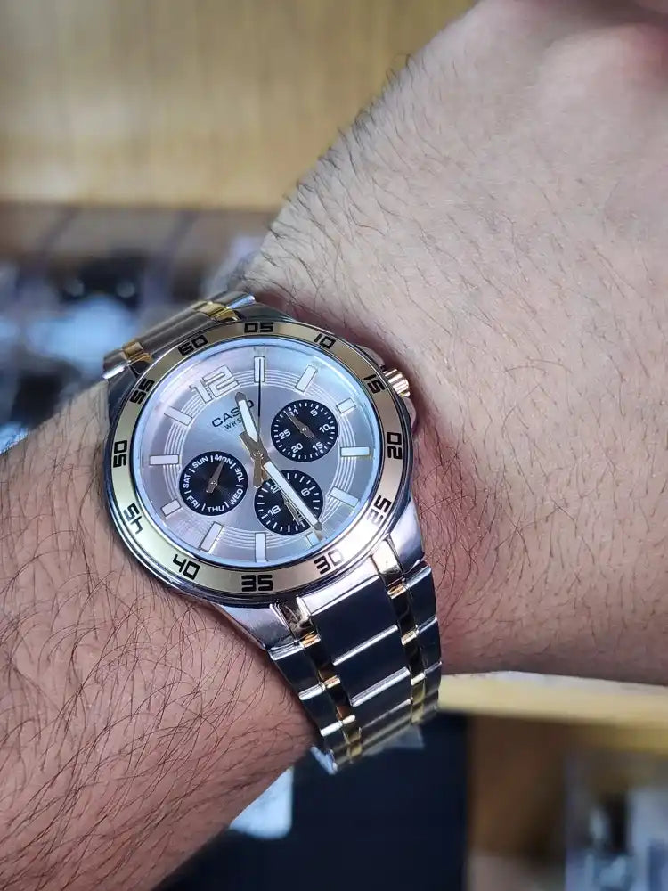 Casio two tone mtp 1300 sg
